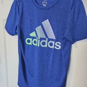 Adidas Kids Blue Tee with Logo